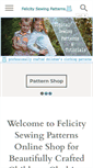 Mobile Screenshot of felicitysewingpatterns.com